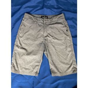 Quicksilver Men's Amphibian Shorts Gray Size 30/16 4Way Stretch